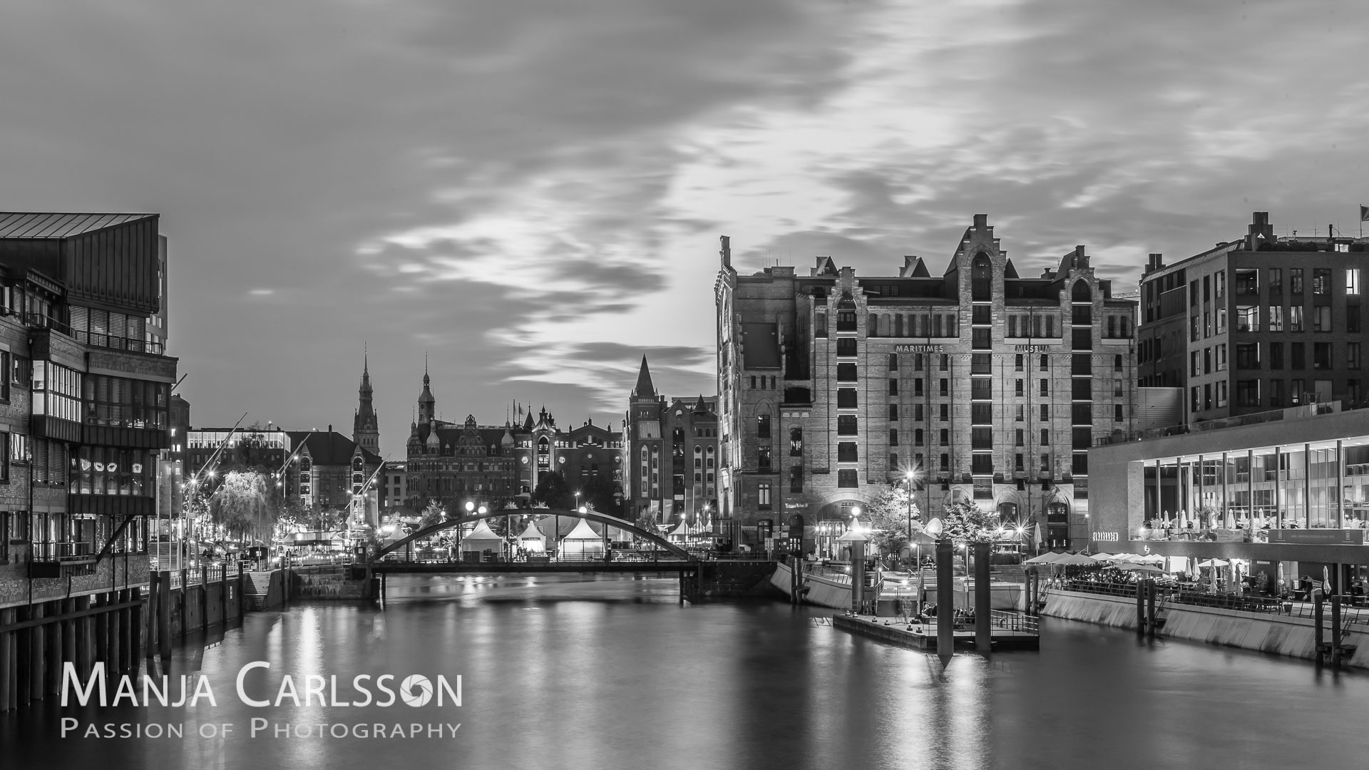 Speicherstadt Maritimes Museum s/w