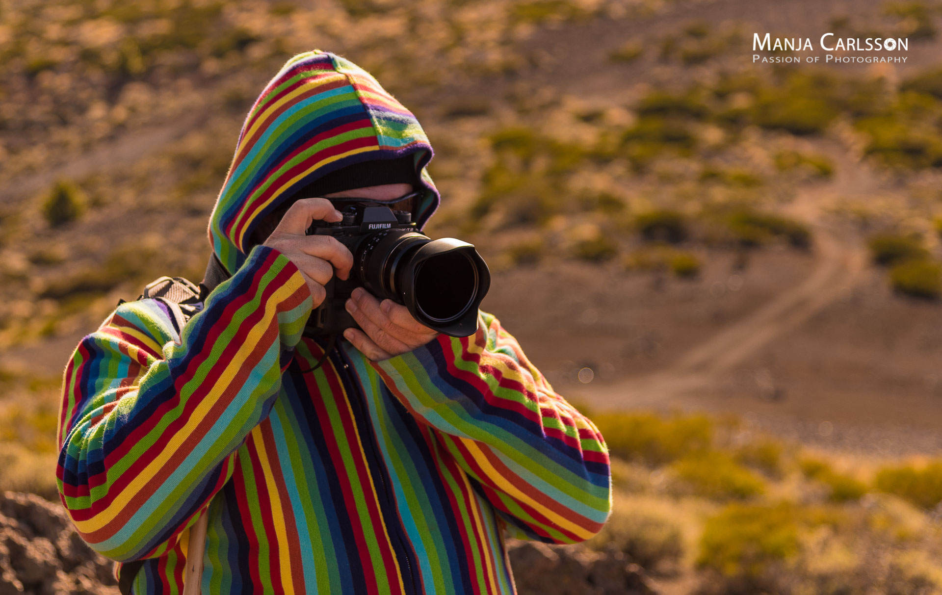 Thorsten Carlsson (bei starkem, eisigem Wind am Fotografieren)