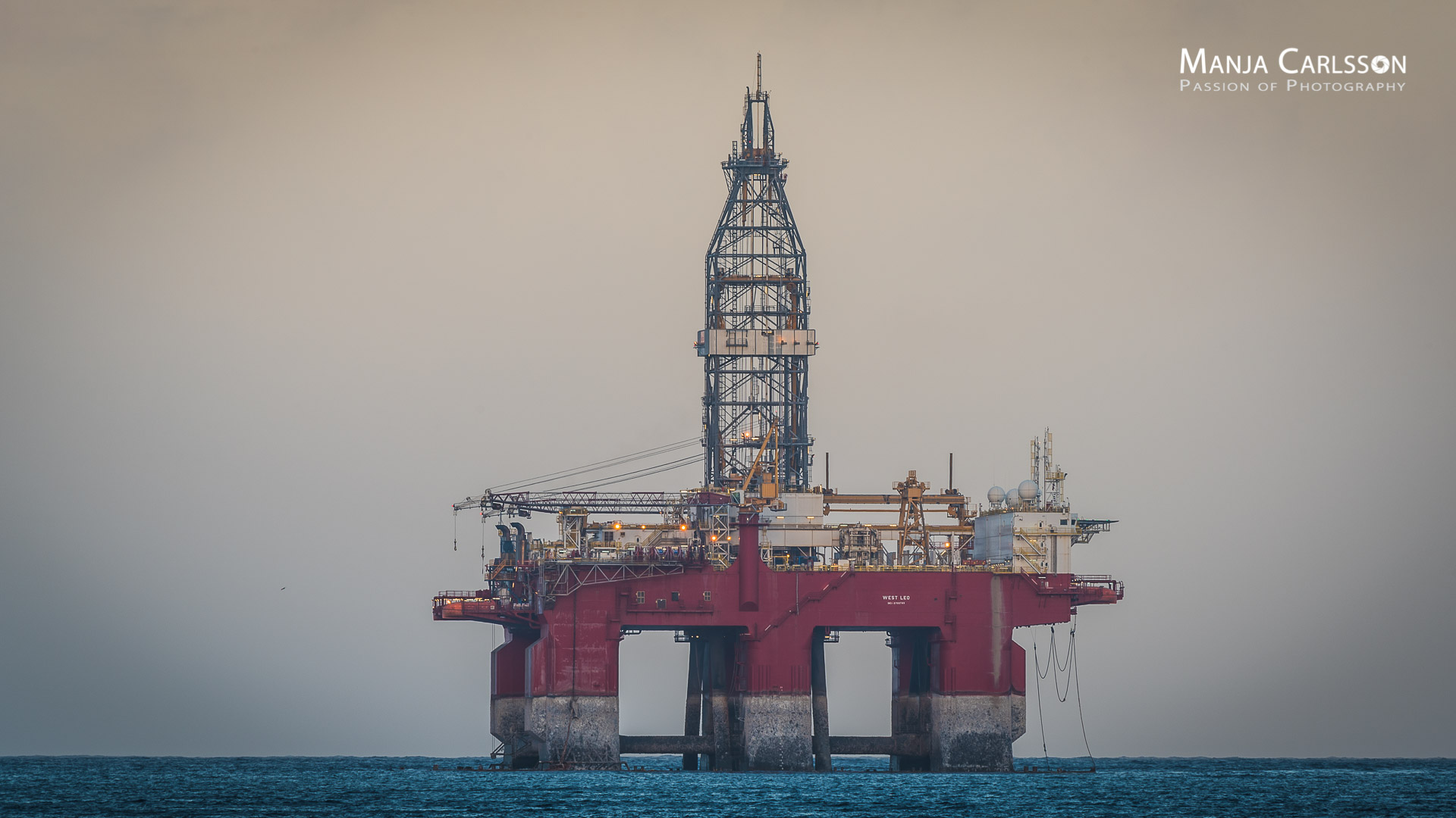 Öl-Bohrinsel vor San Andrés - Hafen Santa Cruz de Tenerife