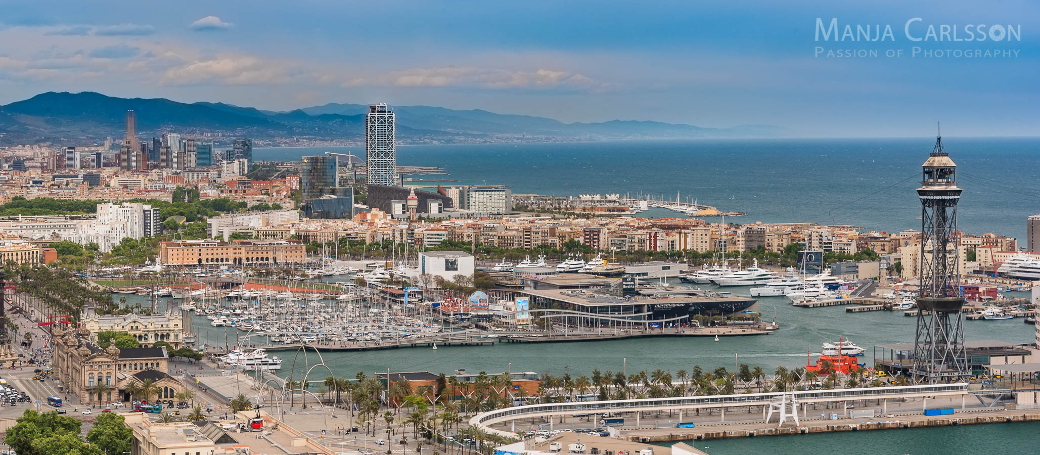 Barcelona Kurztrip Fotospots Tag - Blick auf die Küste von Barcelona