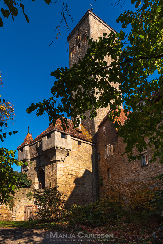 Rothenburg ob der Tauber - Burgturm und Stadttor