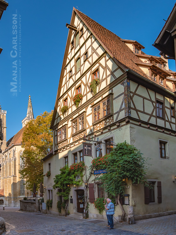 Rothenburg ob der Tauber - bei der St. Jakobskirche